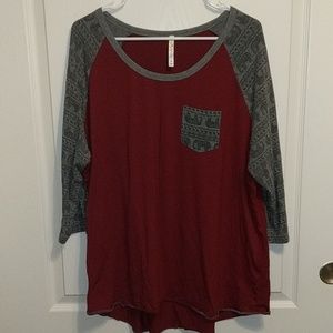 Crushing hearts elephant baseball tee